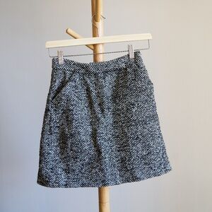 & Other Stories Tweed Wool Skirt